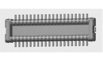 Black Pcb Board To Board Connector 30 Cycles 0.8mm Mating Height
