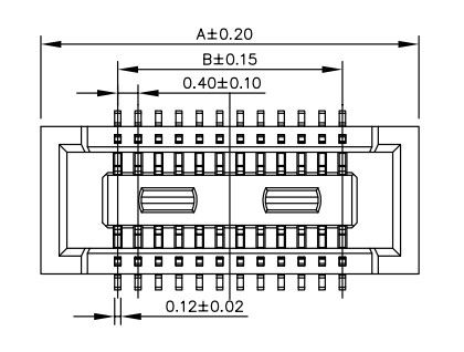 Power Connector Board To Board 1.5mm Height High Speed BTB Connector ROHS
