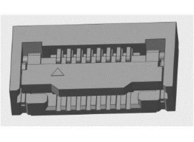 Front Lock FPC Connectors Flip SMT Height 1.8mm FPC Cable Connector