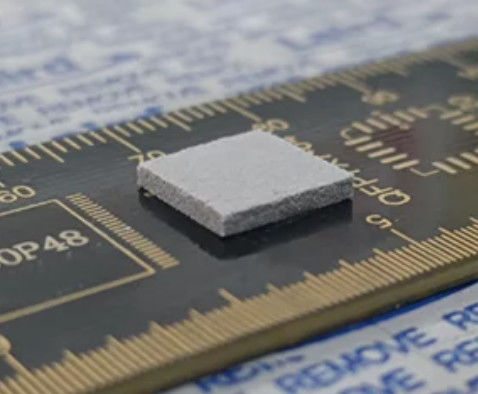 Grey Thermal Gap Filler Pad Material Silicone Based Thermal Conductivity