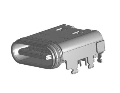 IPX8 USB Connectors SMT 24 Pins USB Type C Vertical Connector