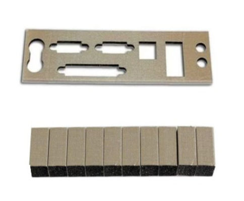 Ecofoam Electrically Conductive Foam Customized Die Cutting EMI Shielding Foam