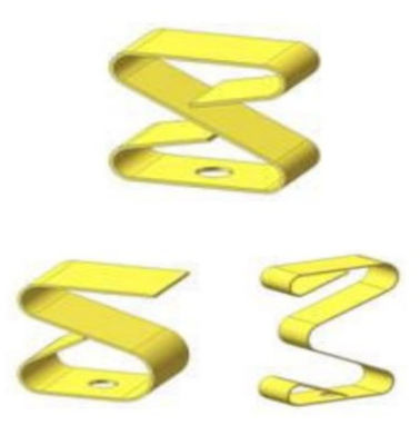 Customized EMC Materials Copper EMI Contact Finger SMT Side Spacer Type