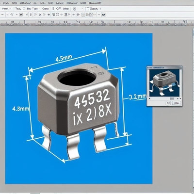 4532 SMD Common Mode Choke 4.5mm x 3.2mm x 2.8mm 20Ω-2000Ω