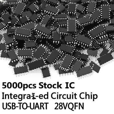 5000pcs Stock IC Integrated Circuit Chip USB-TO-UART BRIDGE 28VQFN for and Efficiency