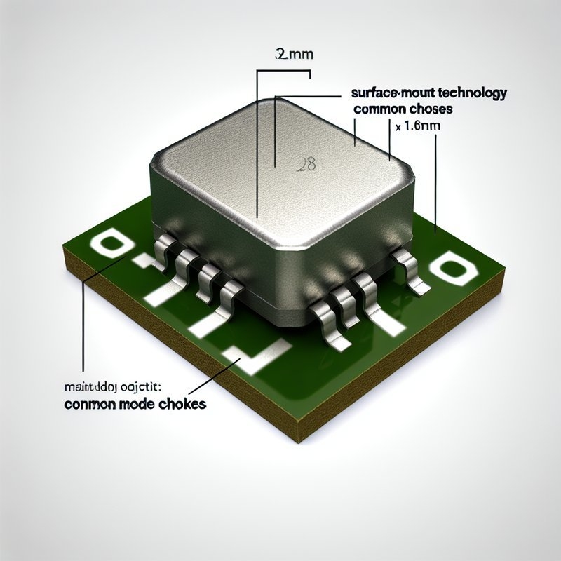 SMD Common Mode Choke 3216 3.2x1.6mm 20Ω-2000Ω for Industrial Electronics
