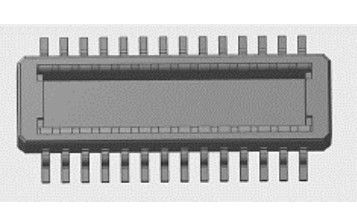 Mannelijke High Speed Board To Board Pcb Connectors 0,4 mm Pitch Height 1,5 mm