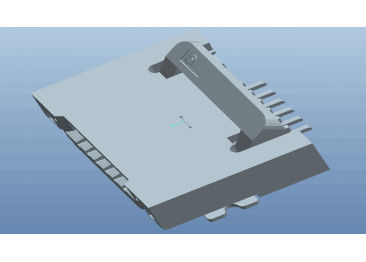 0.5mm Pitch FPC Connectors Flip Lock FPC ZIF Connector Rechte hoek